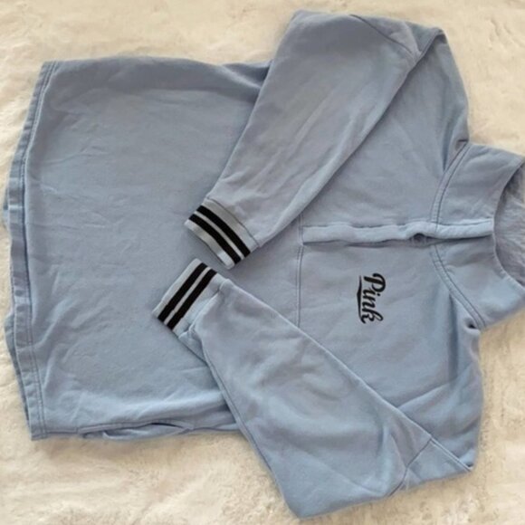 VS PINK 💕 Varsity Style Sweatshirt Sz L - Picture 3 of 6